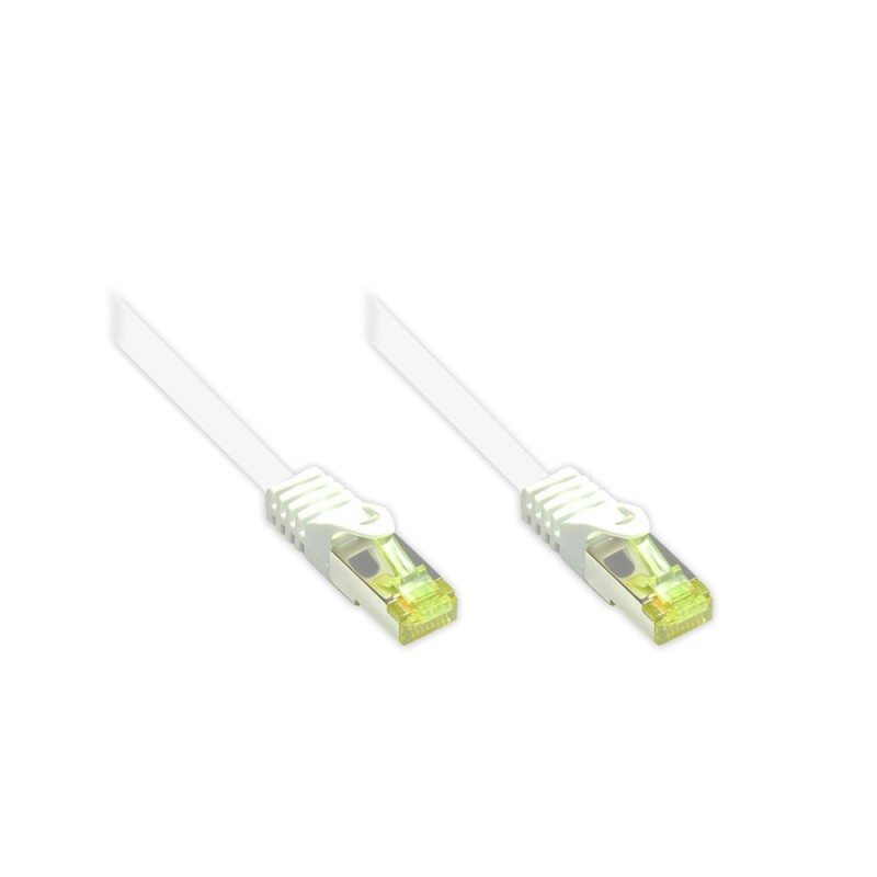 Good Connections Patchkabel con Cat. 7 Rohkabel S/FTP Bianco 1m